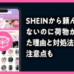 SHEIN　頼んでないのに　荷物